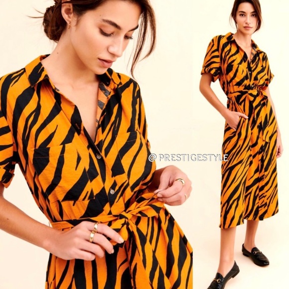 Anthropologie Maeve Tereza Midi Shirtdress - Picture 6 of 7